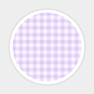 Lavender gingham Magnet